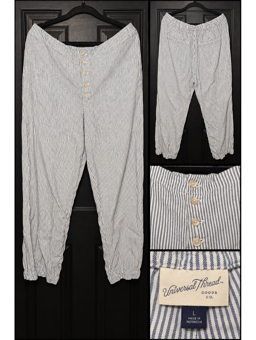 Universal thread striped pajama pants